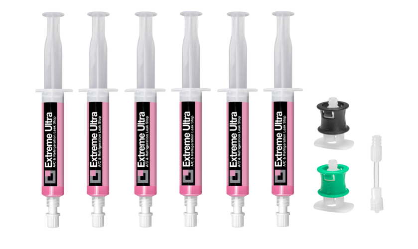 Zestaw 6 Uszczelniaczy Extreme Ultra Do Autoklimatyzacji + Adaptery 6ML