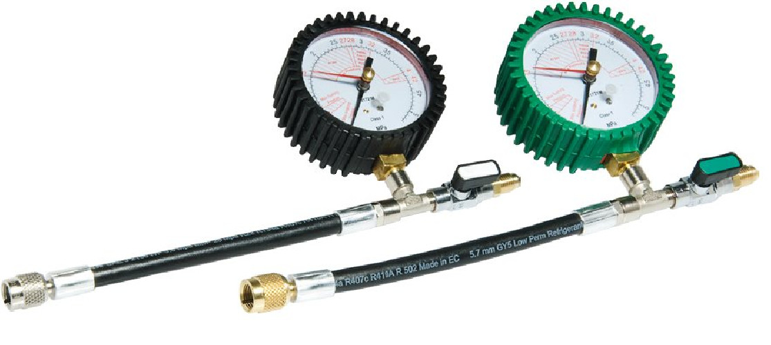 Manometr Do Sprawdzania Szczelności Azotem 1/4 Wąż Klasa 1.0 | MN1062