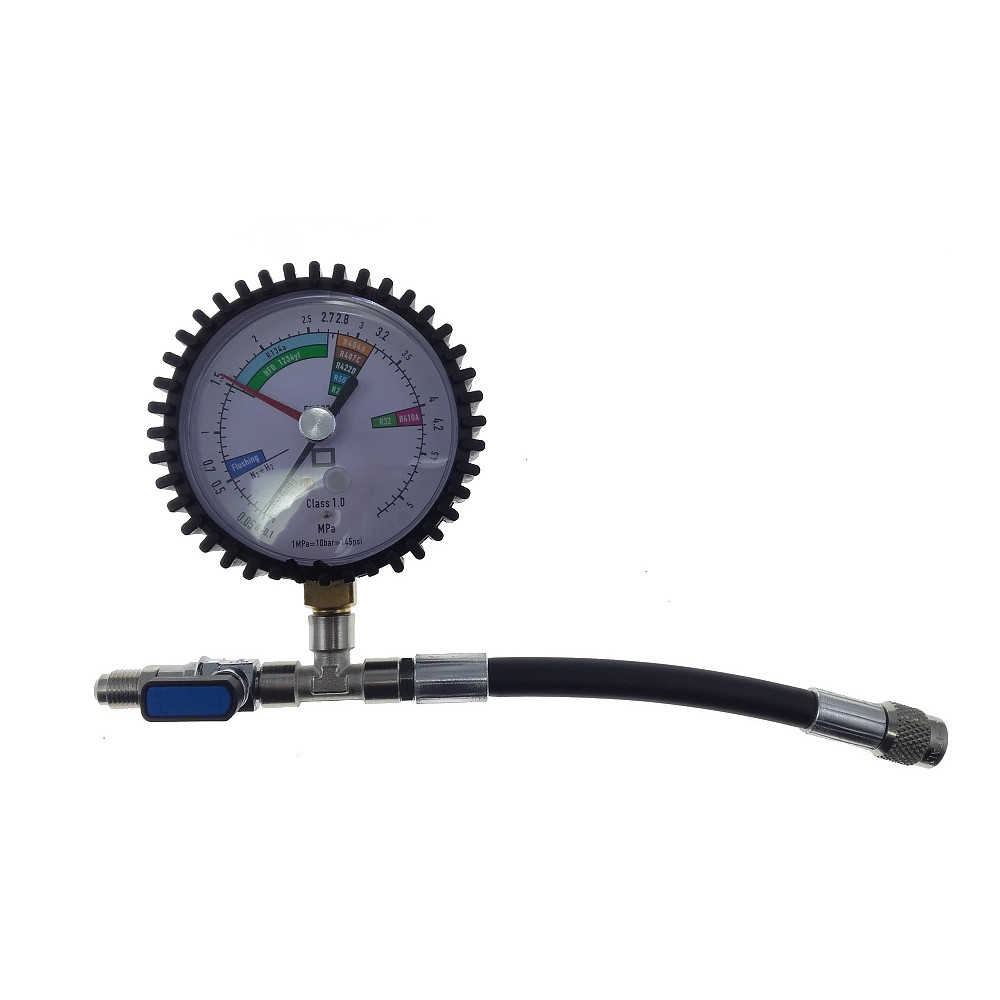 Manometr Do Sprawdzania Szczelności Azotem 1/4 Wąż Klasa 1.0 | MN1062