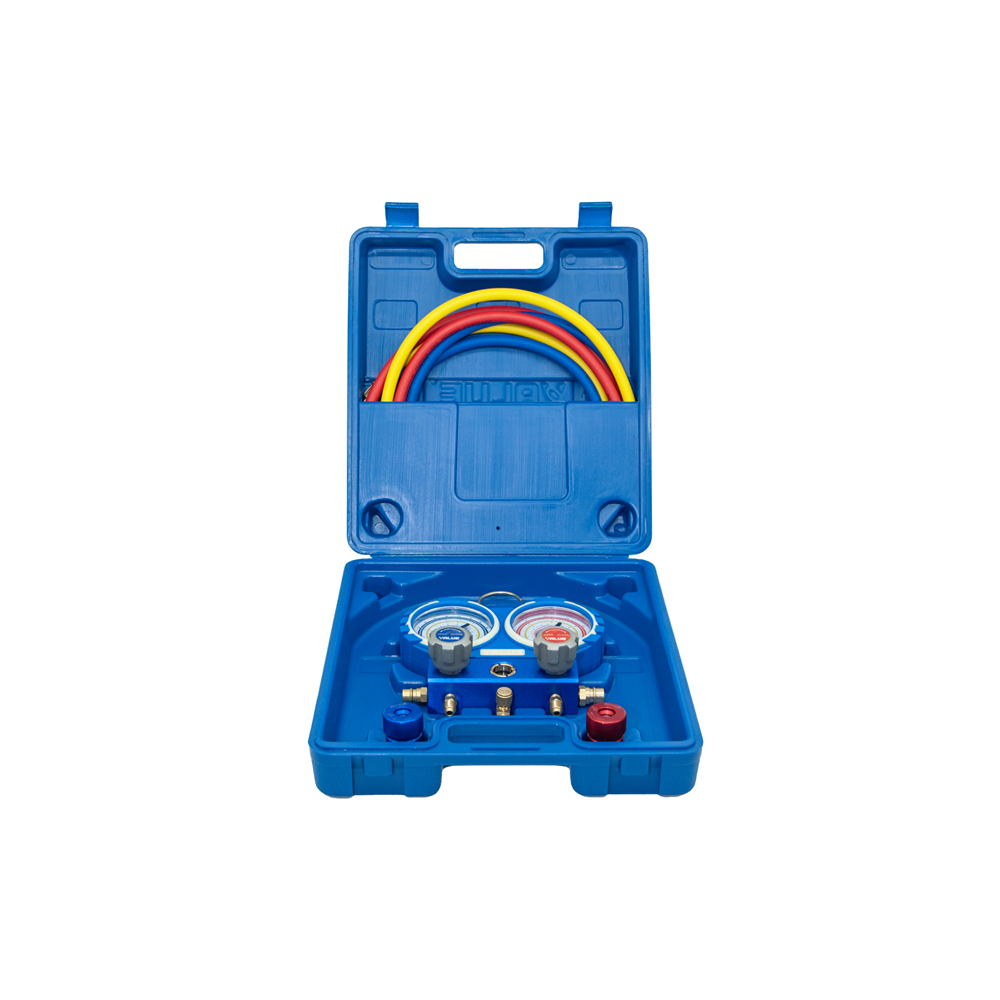 Zestaw Manometrów Węże + Szybkozłącza | VALUE VMG-2 R-134A