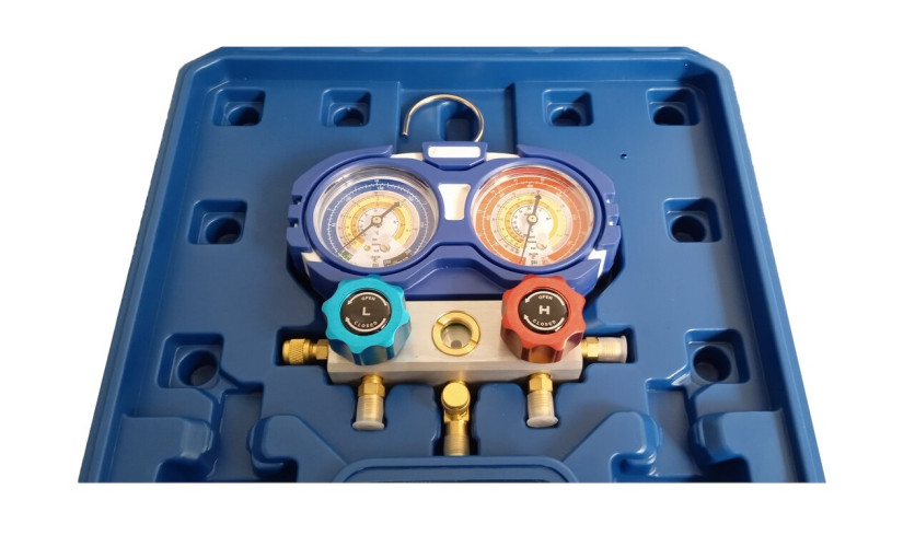 Zestaw Manometrów Do Czynników R449 R32 R410A | AITCOOL HMG-2-R449A-II