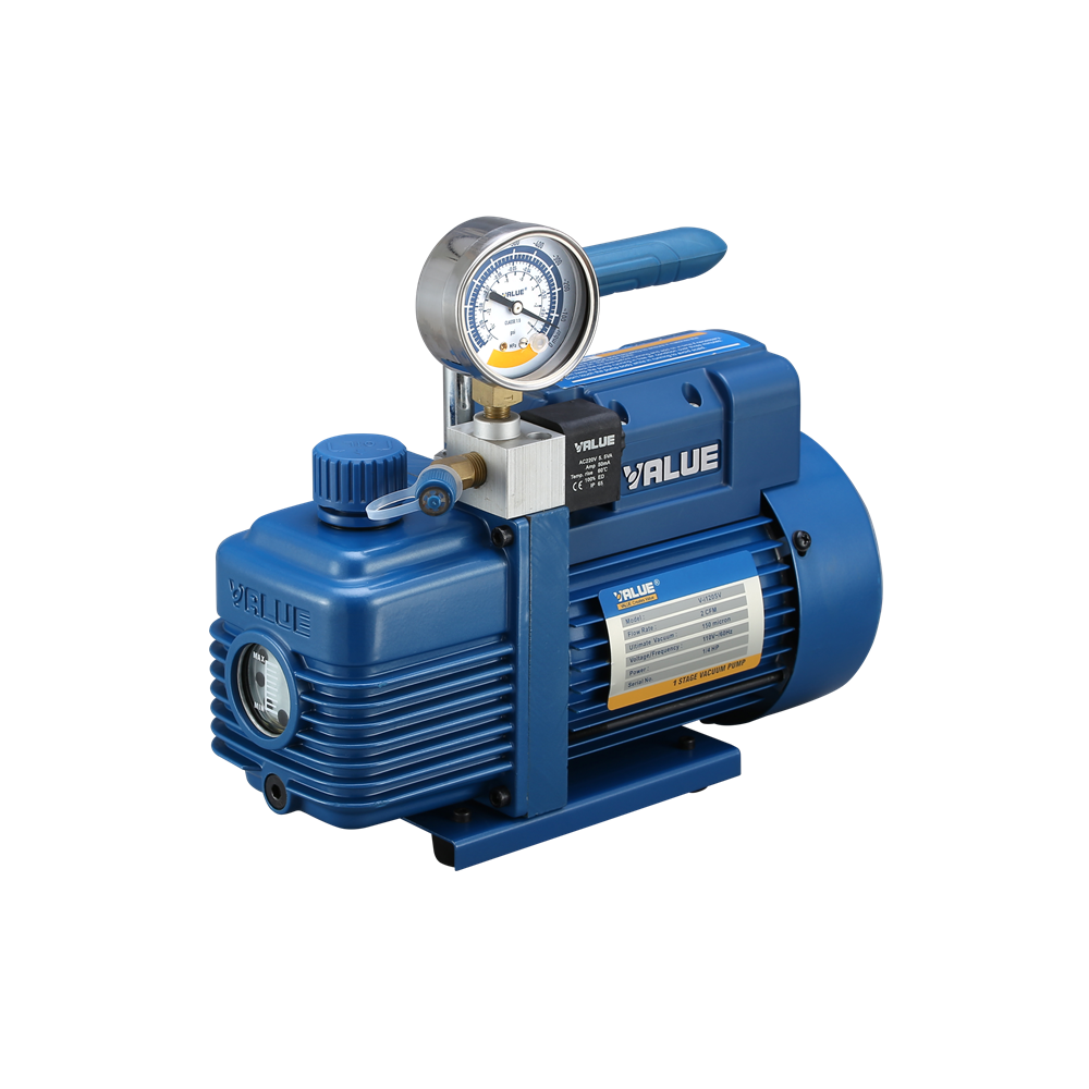 Pompa Próżniowa 100 L/Min Dwustopniowa Z Olejem | VALUE V-I240SV
