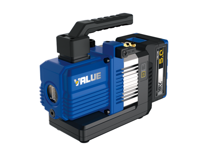 Pompa Próżniowa 57 L/Min Akumulatorowa Dwustopniowa Z Olejem | VALUE VRP-2DLi