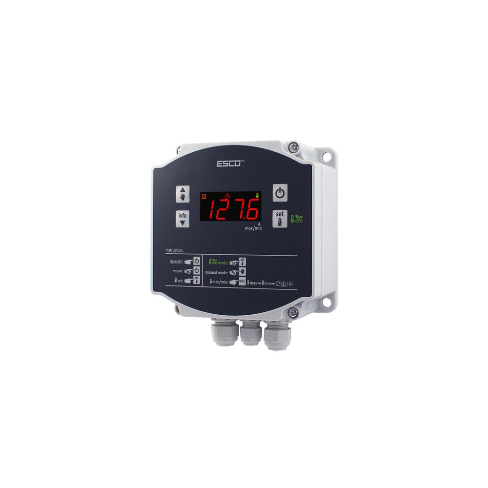 Regulator Sterownik Chłodniczy 230V W Hermetycznej Obudowie | ES11H 230V