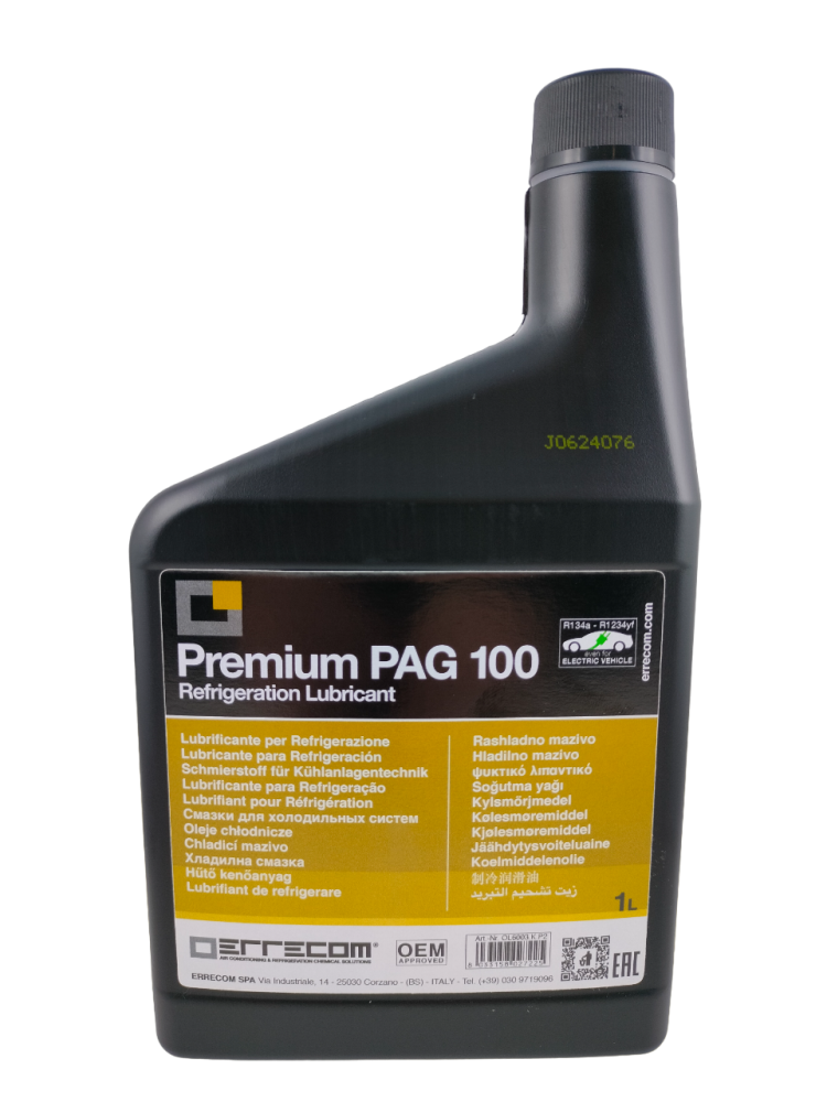 Olej Premium Do Układów Klimatyzacji Odpowiednik Nd 9 | PAG 100 1L