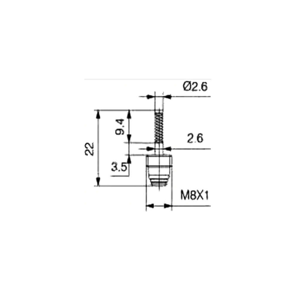 Wentylek serwisowy do klimatyzacji, 21,8 × 8 mm | 1216084
