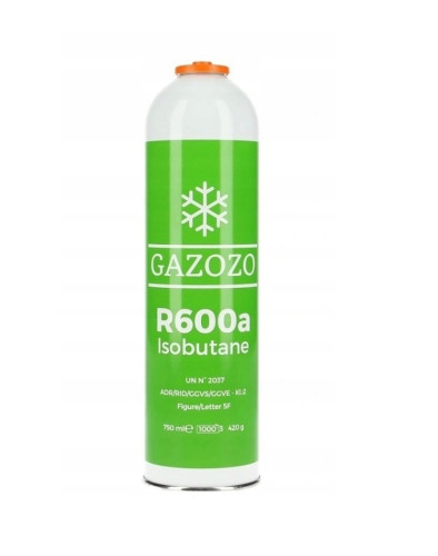 Czynnik Chłodniczy Izobutan 420g/750ml | GAZOZO R600a
