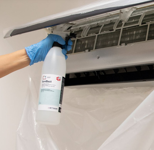 Płyn Odgrzybiający I Dezynfekujący Do Klimatyzacji I Chłodnic 1L | SANIBACT