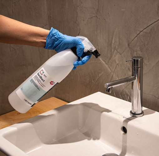 Płyn Odgrzybiający I Dezynfekujący Do Klimatyzacji I Chłodnic 1L | SANIBACT