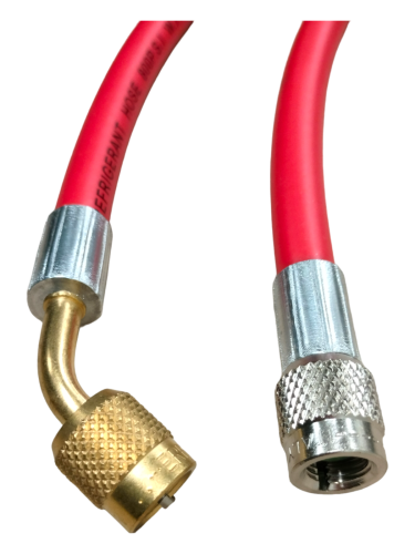 Przewód 1/4" X 1/4" 300Cm Czerwony 1X Kąt 45St Gwint Wewnętrzny | TB7634R