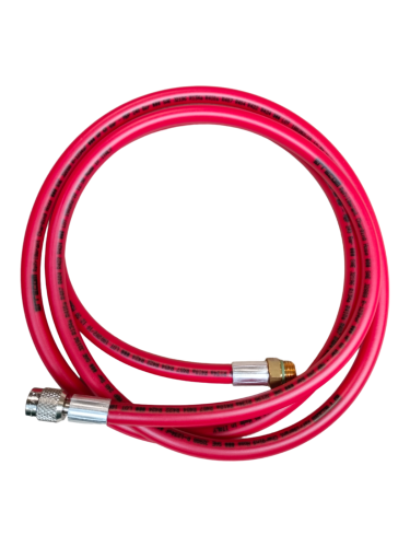 Przewód 1/4" X M14x1,5 200Cm Czerwony Gwint Wew-Zew | TB7555R