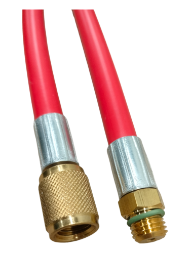 Przewód 1/2 ACME X M12x1,5 200Cm Czerwony Gwint Wew-Zew | TB7586R