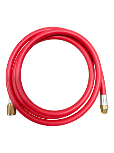 Przewód 1/2 ACME X M12x1,5 200Cm Czerwony Gwint Wew-Zew | TB7586R