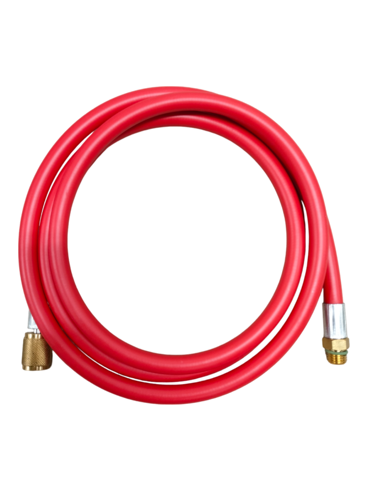 Przewód 1/2 ACME X M12x1,5 200Cm Czerwony Gwint Wew-Zew | TB7586R