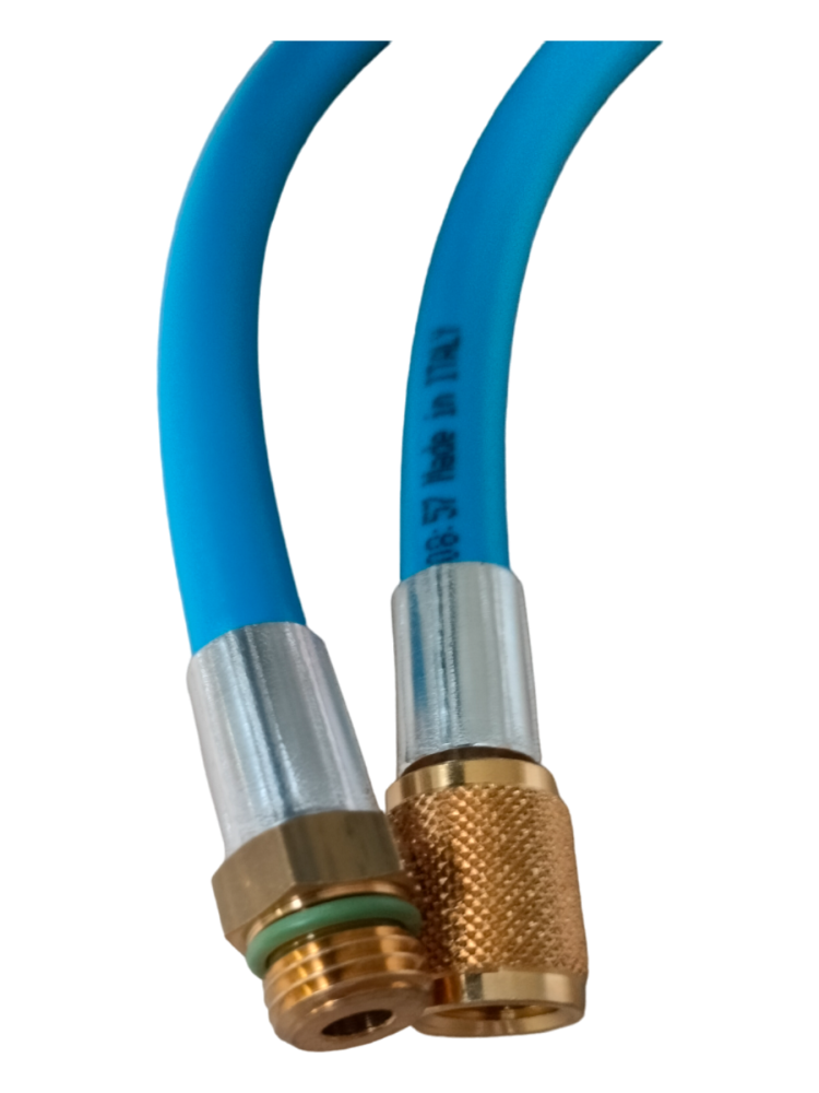 Przewód 1/2 ACME X M14x1,5 200Cm Niebieski Gwint Wew-Zew | TB7558B