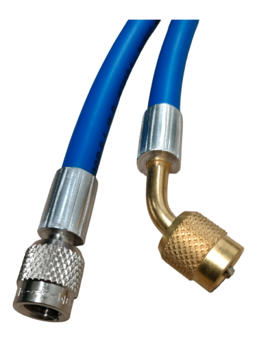 Przewód 1/4" X 1/4" 300Cm Niebieski 1X Kąt 45St Gwint Wewnętrzny | TB7634B