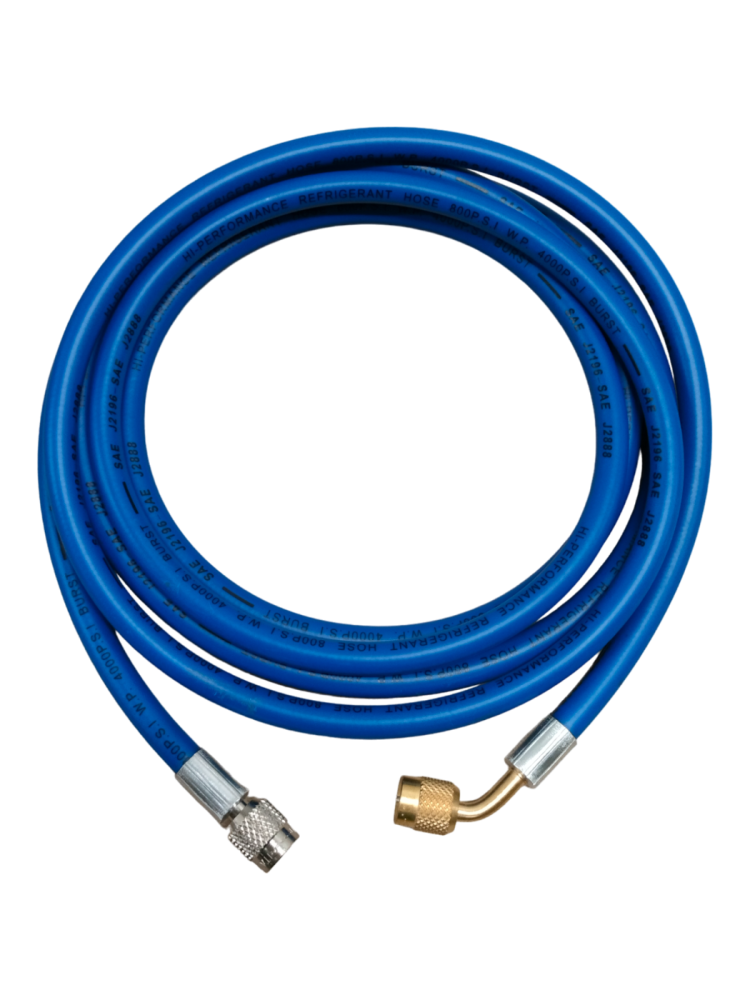 Przewód 1/4" X 1/4" 300Cm Niebieski 1X Kąt 45St Gwint Wewnętrzny | TB7634B