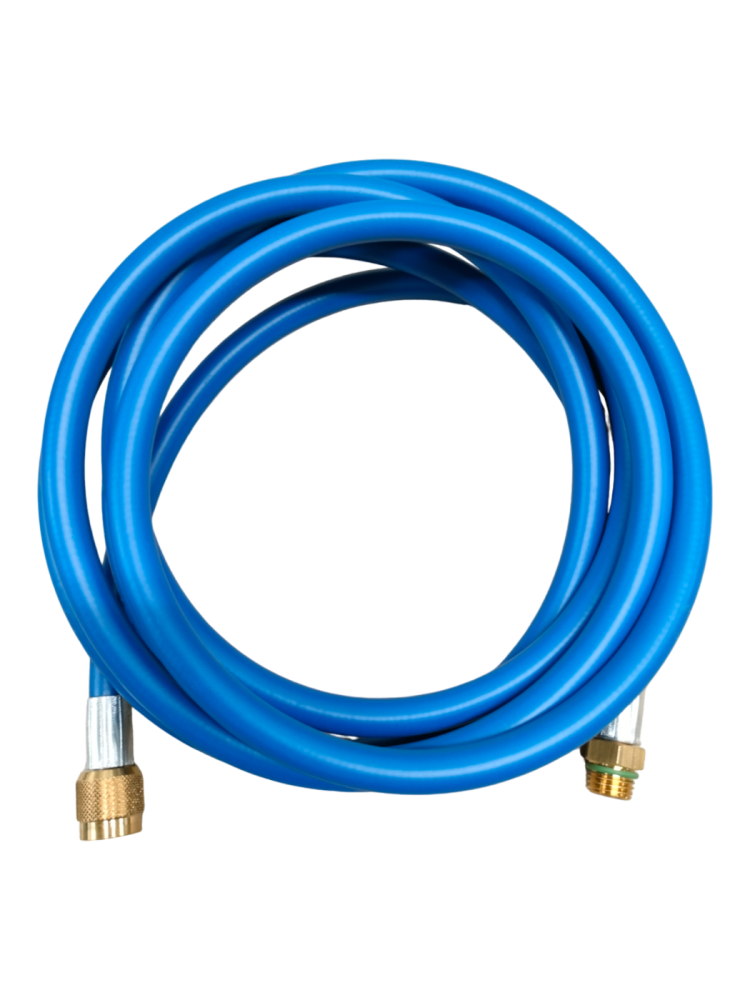 PRZEWÓD 3/8" x M14x1,5, 300cm, NIEBIESKI, GWINT WEW-ZEW