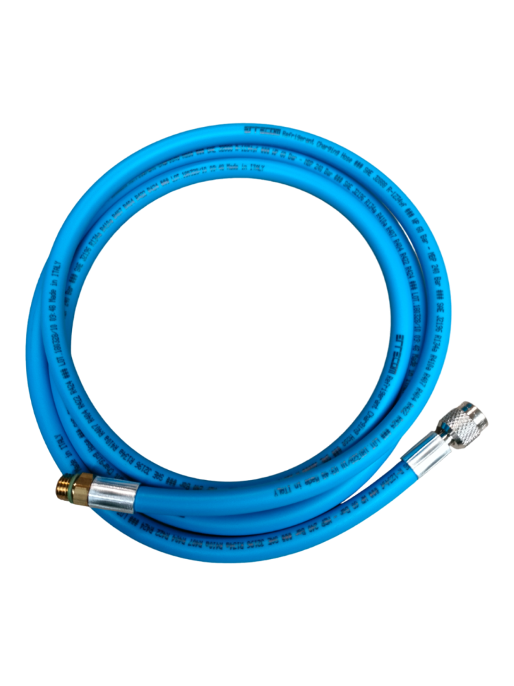 Przewód 1/4" X M12x1,5 200Cm Niebieski Gwint Wew-Zew | TB7571B