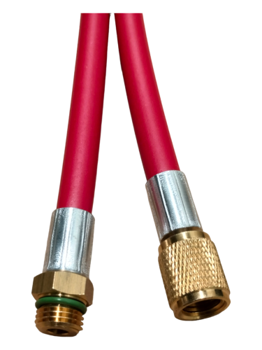 Przewód 1/2 ACME X M14x1,5 200Cm Czerwony Gwint Wew-Zew | TB7558R