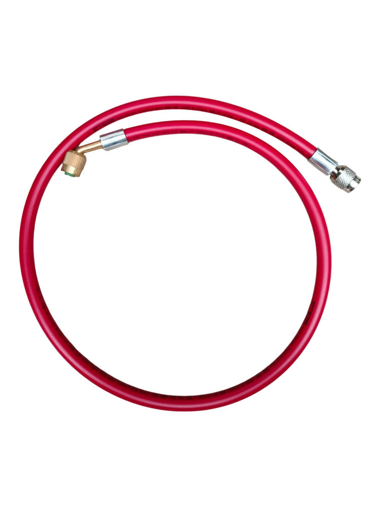 Przewód 1/4" X 1/4" 100Cm Czerwony 1X Kąt 45St Gwint Wewnętrzny | TB7459R