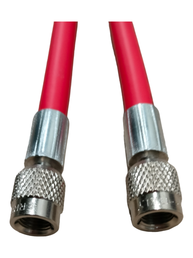 Przewód 1/4" X 1/4" 350Cm Czerwony Gwint Wewnętrzny | TB7726R