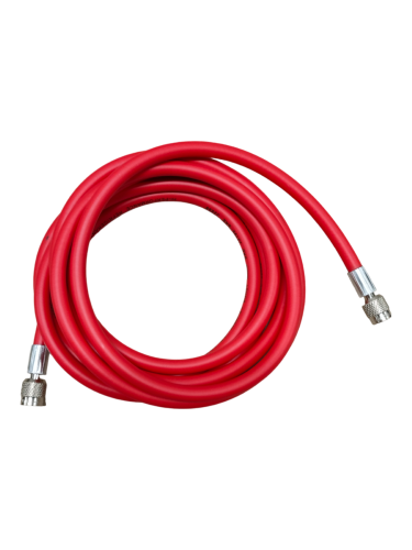 Przewód 1/4" X 1/4" 350Cm Czerwony Gwint Wewnętrzny | TB7726R