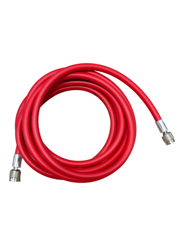 Przewód 1/4" X 1/4" 350Cm Czerwony Gwint Wewnętrzny | TB7726R