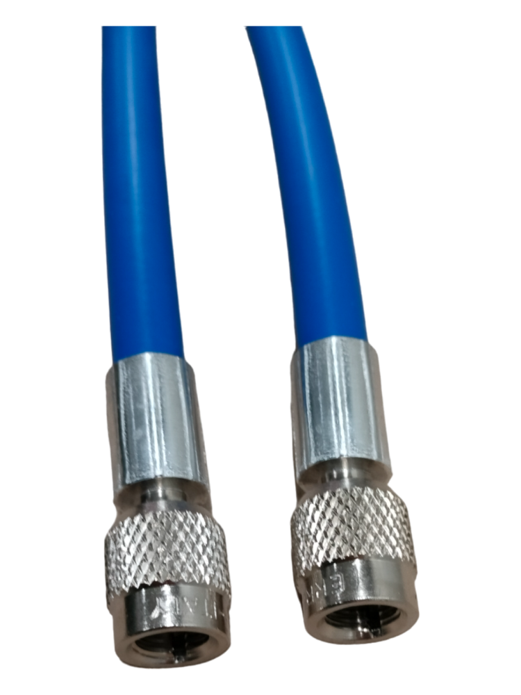 Przewód 1/4" X 1/4" 350Cm Niebieski Gwint Wewnętrzny | TB7726B