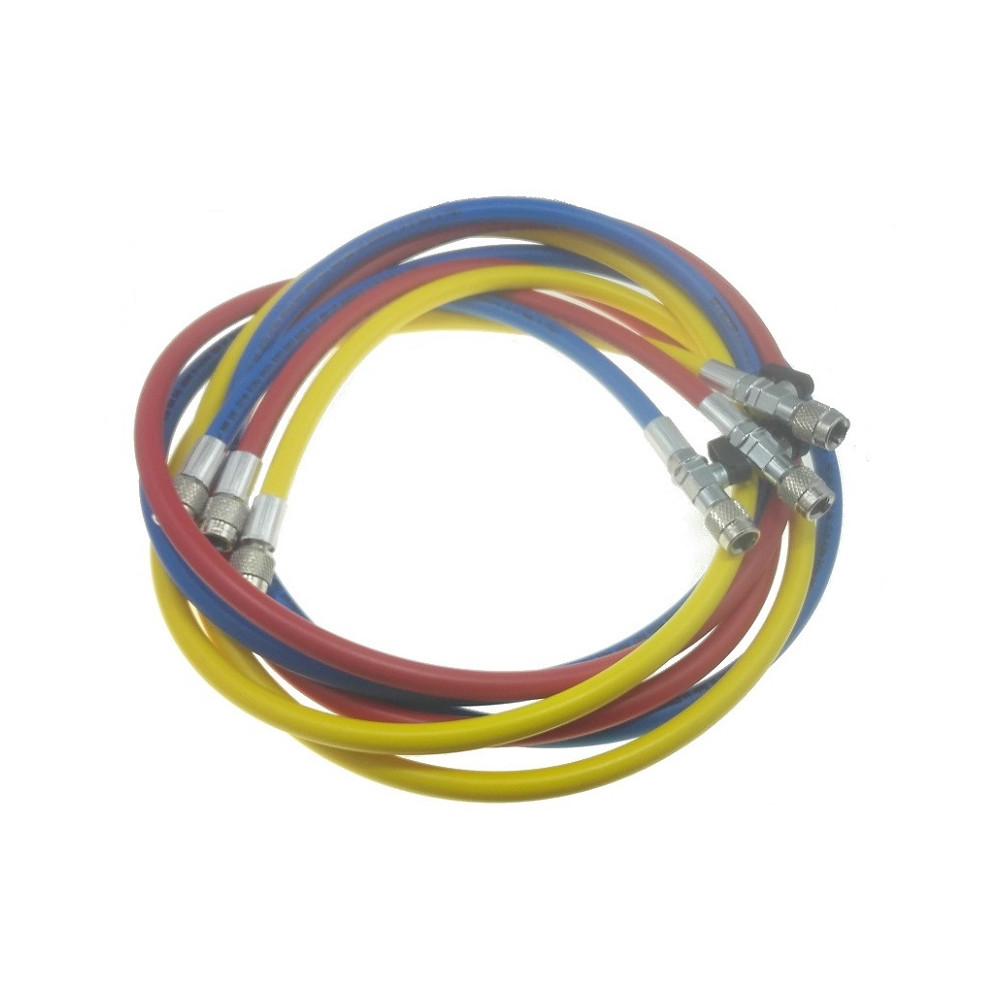 Zestaw Przewodów 1/4" Z Zaworem Kulowym 200Cm 3 Sztuki | TBK344