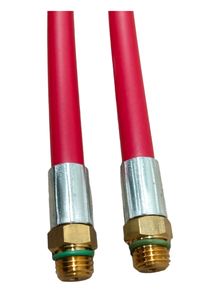 Przewód M12x1,5 X M12x1,5 300Cm Czerwony Gwint Zewnętrzny | TB7675R