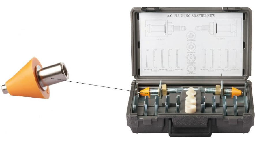 Zestaw Adapterów Do Płukania Układów Klimatyzacji | RK1332