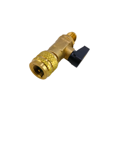 Zawór Kulowy Do Butli Z Czynnikami Firmy Gazoz Gw. Zew. 1/4 SAE | GAZOZO