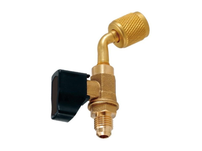 Zawór Kulowy Do Węży 1/4" SAE X 5/16" SAE Kąt 45° Gw. Zew-Wew |  VALUE CV02