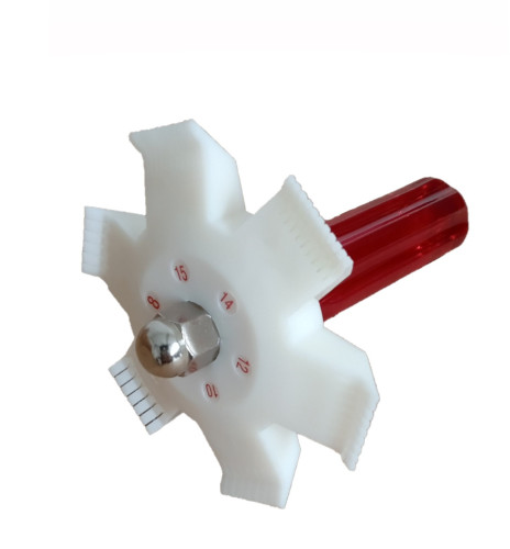 Grzebień Plastikowy Do Prostowania Lameli 6 Rozmiarów | CH-351