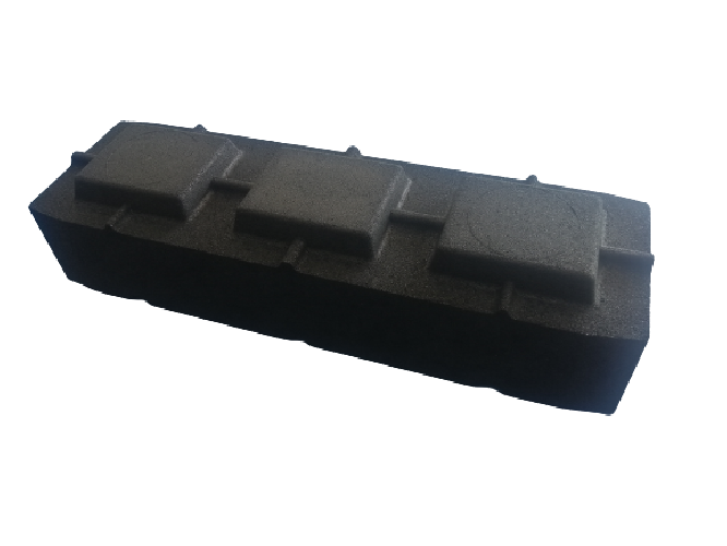 Podwyższenie Rubber Block Do Podstaw Gumowych 600 Mm