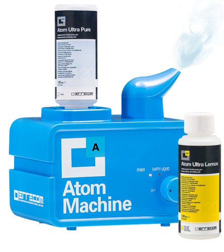Urządzenie Odświerzające Klimatyzację+48szt Płyn No Odor 120ml | ATOM MACHINE