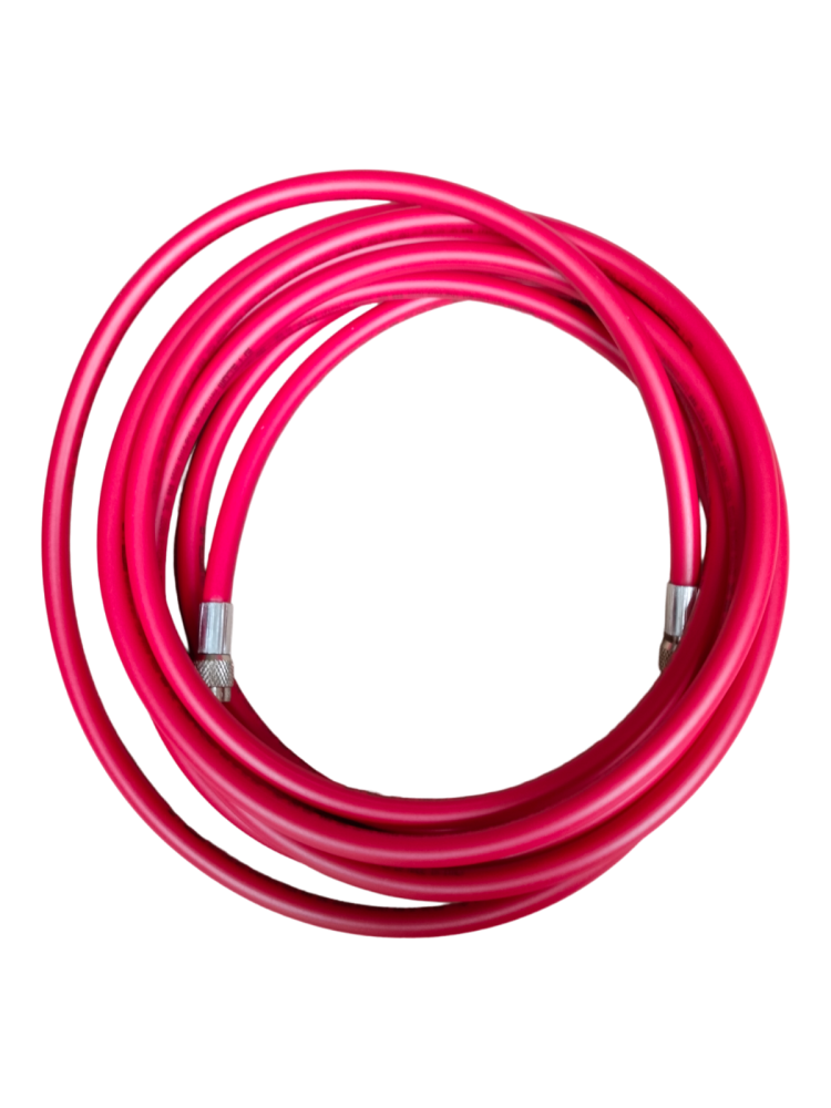 Przewód 1/4" X 1/4" 6M Czerwony Gwint Wewnętrzny | TB5136R