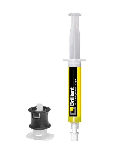 BARWNIK UV DO WYCIEKÓW W KLIMATYZACJI STRZYKAWKA 7,5ml + ADAPTER DO 134A