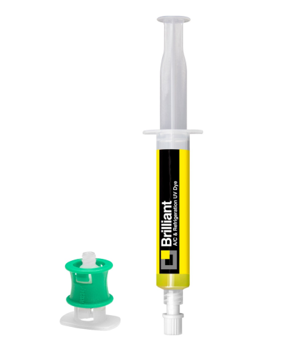 BARWNIK UV DO WYCIEKÓW W KLIMATYZACJI STRZYKAWKA 7,5ml + ADAPTER DO R1234YF