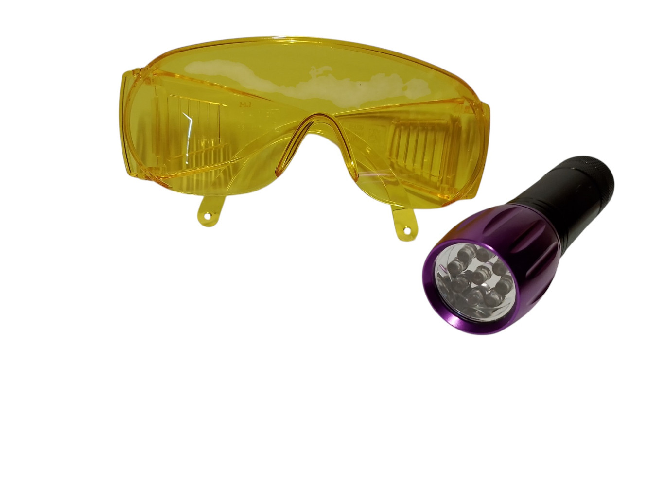 Lampa UV TRC 103G – 9-LED, Okulary Ochronne UV

