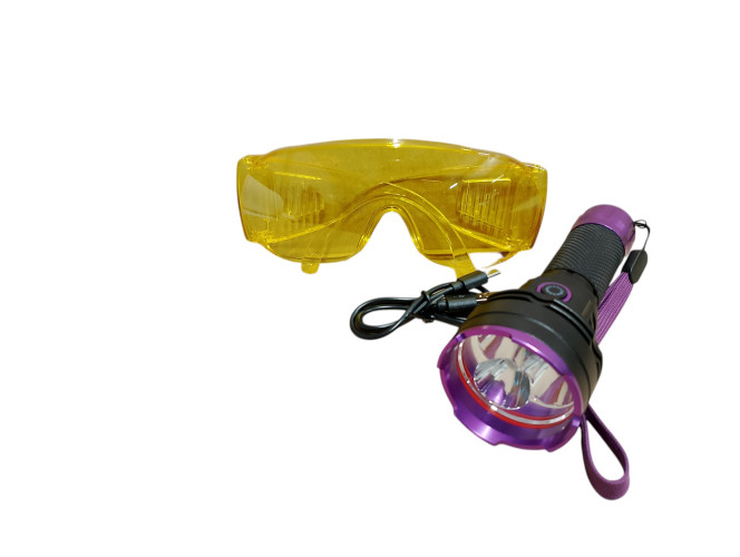 Lampa UV 3 Led Wysoka Moc, Ładowalna | TRC 104G