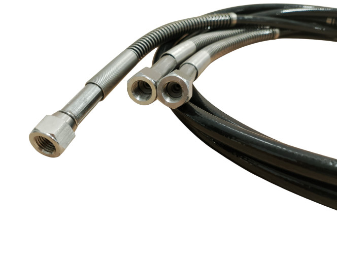 ZESTAW PRZEWODÓW TBK463 DO R744, 3 SZTUKI, GWINT 1/4" SAE