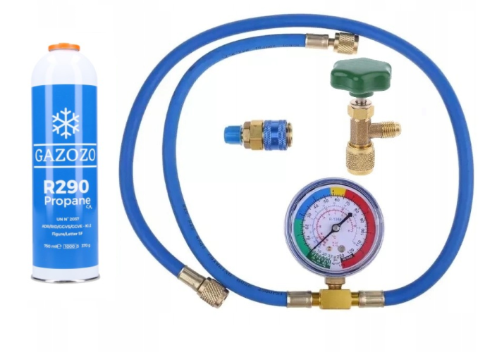 Zestaw nabijania + R290 Gazozo 370g propan