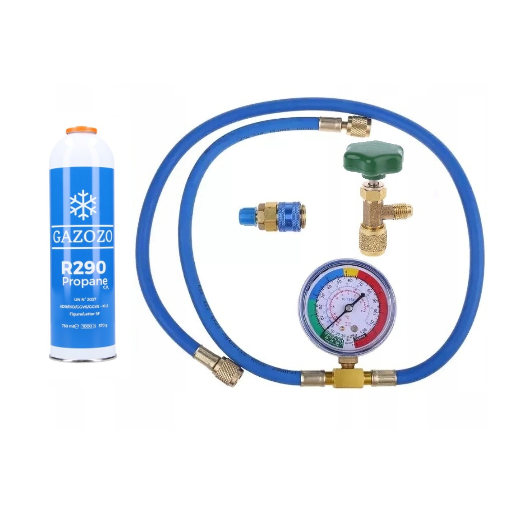 Zestaw nabijania + R290 Gazozo 370g propan