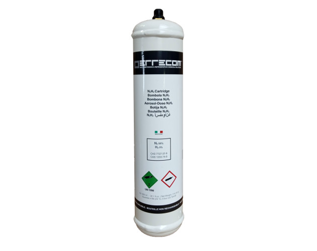 Butla z hydrogenem (H2/N2) 110Bar 1L + adapter do reduktora klimatyzacja