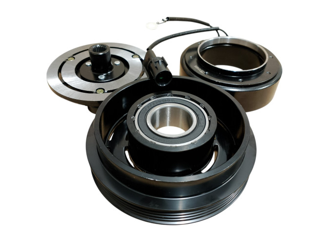 SPRZĘGŁO ES282 NAPĘD SPRĘŻARKI HCC / HALLA, KOŁO 122MM, 4PK, 12V, HYUNDAI, KIA