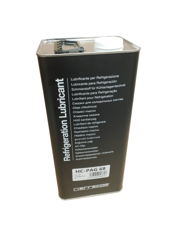 Olej HC-PAG 68  do czynnika R290 Propan, 5 litrów