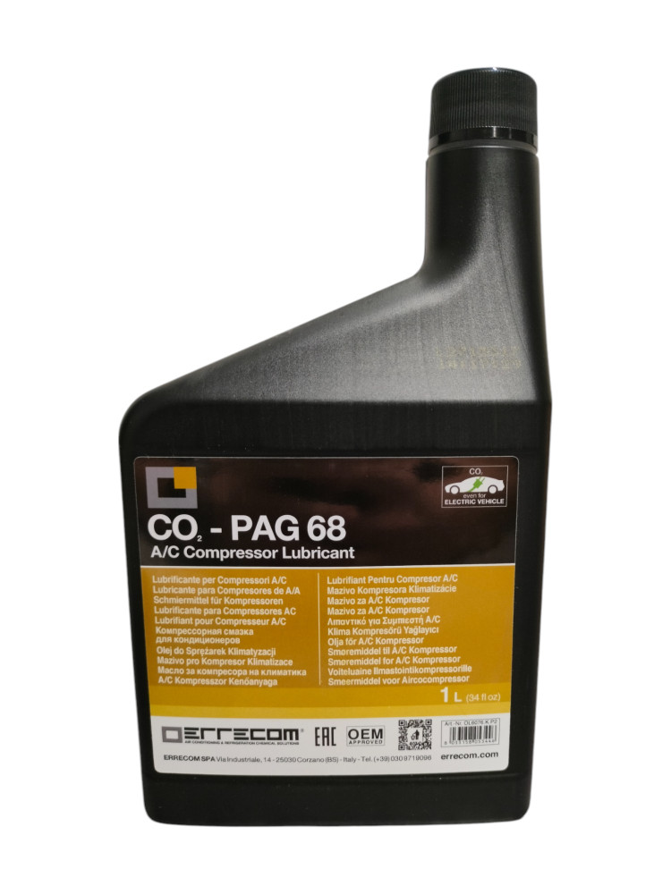 Olej Do Pojazdów Hybrydowych I Elektrycznych Z Czynnikiem Co2 | PAG 68 1L